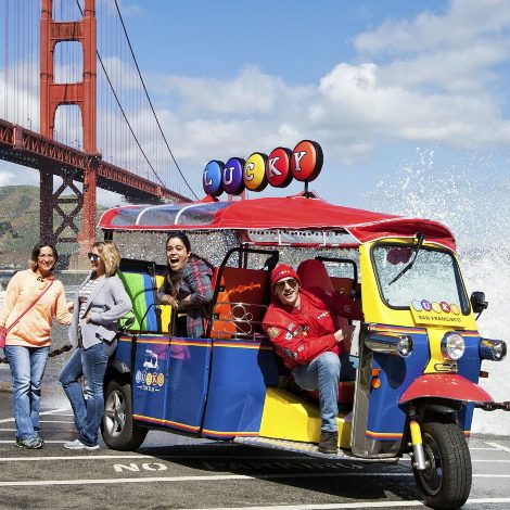 Lucky Tuk Tul Sightseeing and Food Tours in San Francisco
