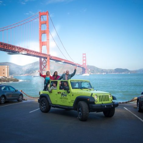 San Francisco Jeep Tours at the Golden Gate Bridge