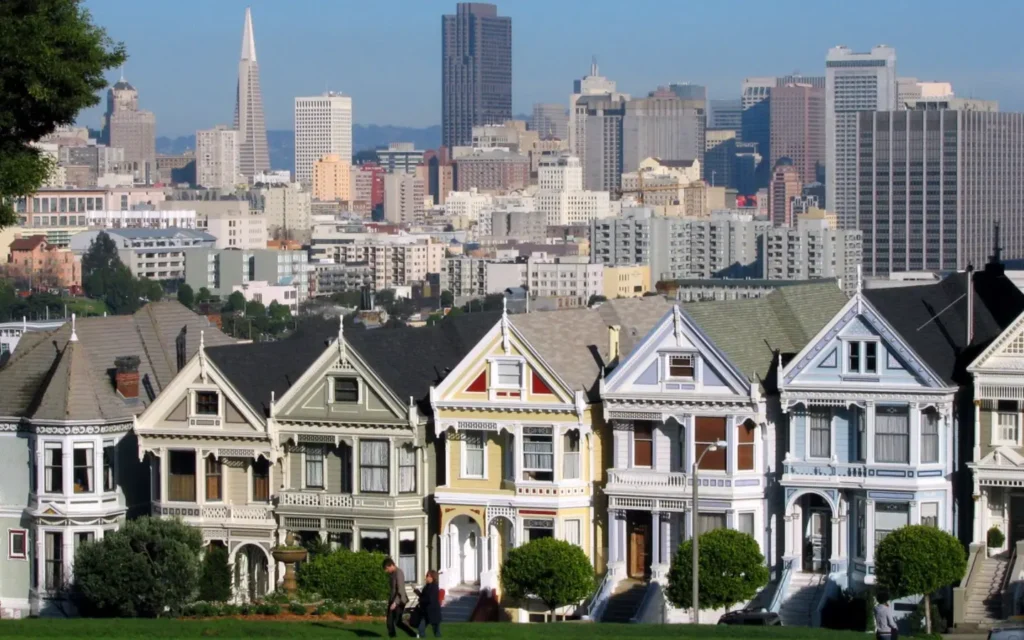 Painted Ladies Alamo Square Park San Francoco tour
