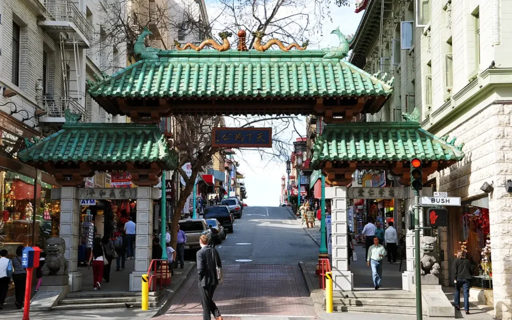 Chinatown Dragon Gate San Franciso